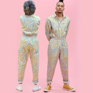 NWT Lucy & Yak Pink, Yellow & Blue Boiler Suit